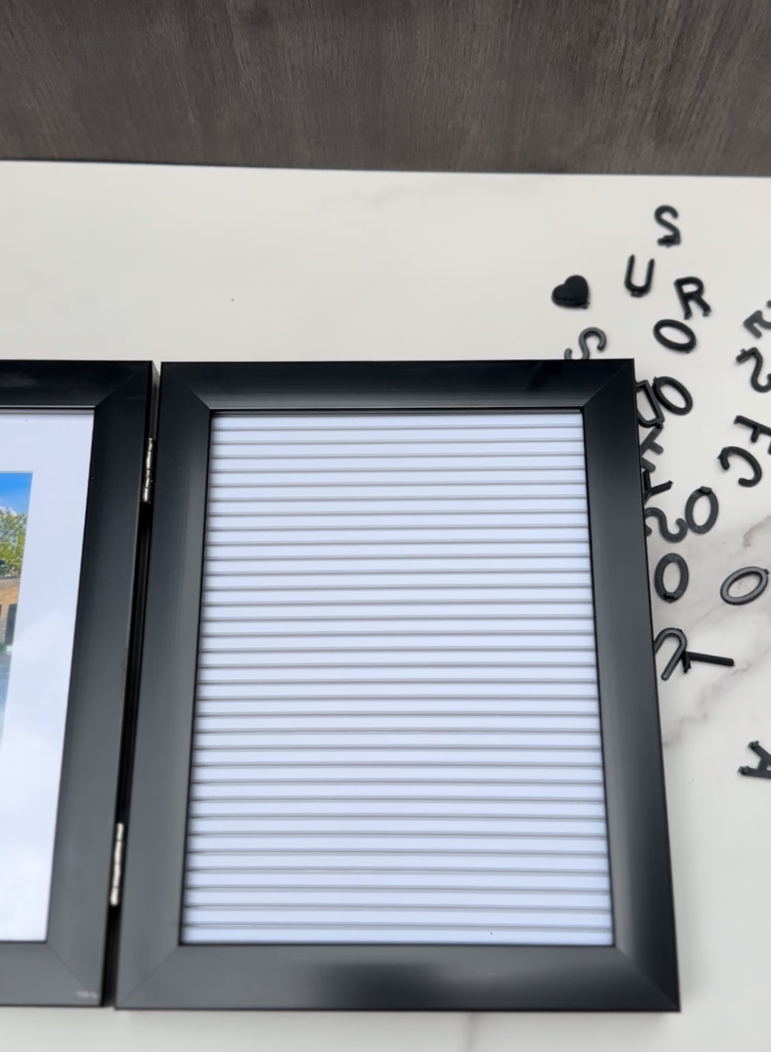 Retrateras doble con Texto