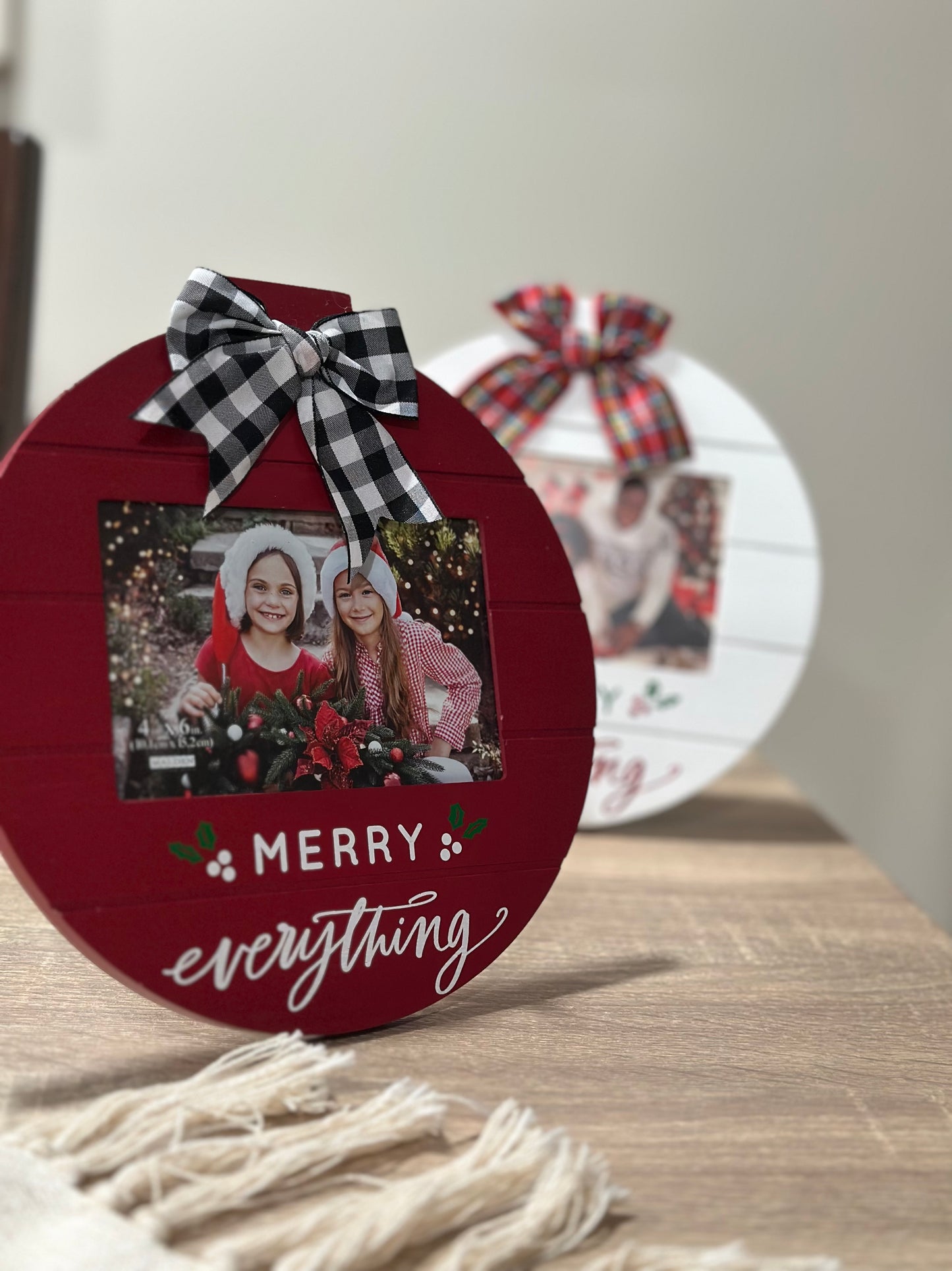 Wooden Christmas Frame