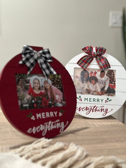 Wooden Christmas Frame