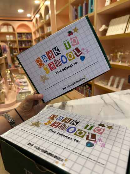 BACK TO SCHOOL BOX