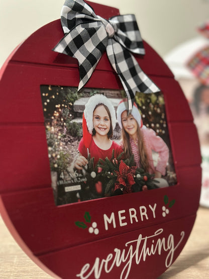 Wooden Christmas Frame