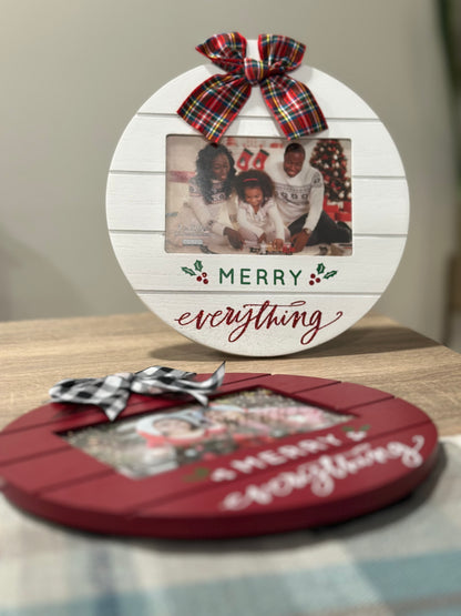 Wooden Christmas Frame