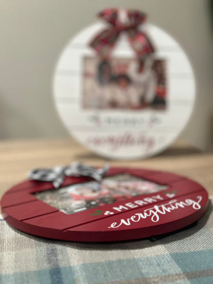 Wooden Christmas Frame