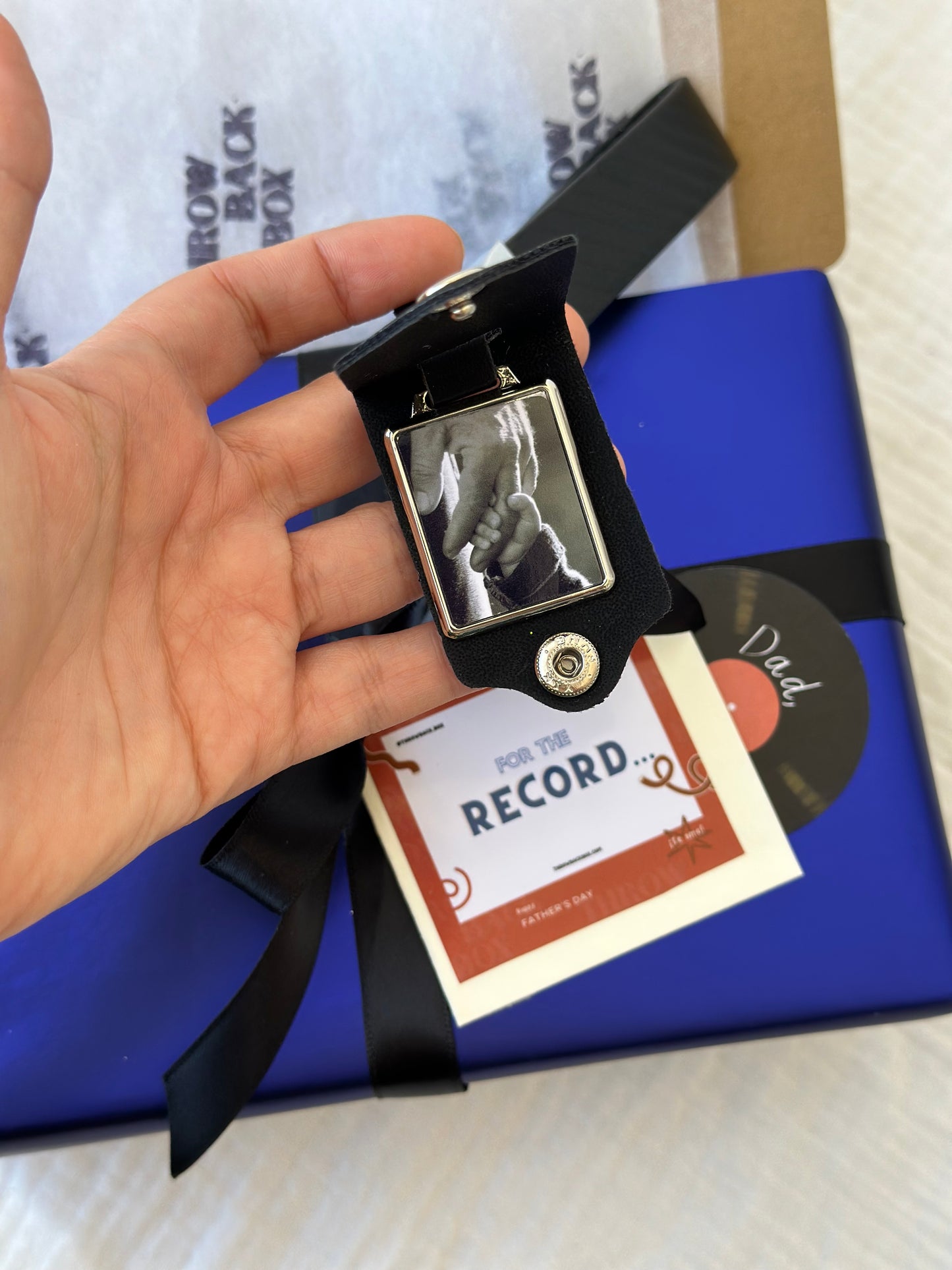 Llavero c/foto + Foto Retrovisor